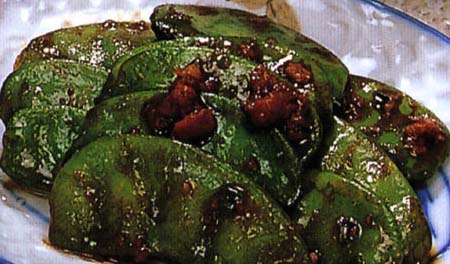 糖尿病孕妇食疗食谱—肉末炒豆荚