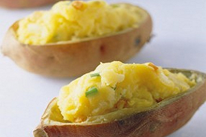 孕期便秘食谱：喷香红薯糊