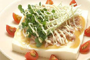 孕妇补钙食谱：豆腐吞拿鱼