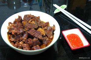 孕妇贫血食谱：红烧牛腩