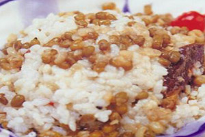 孕妇开胃食谱—豆仁饭