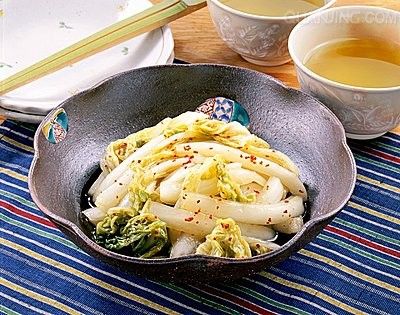 醋熘白菜—减轻孕妇恶心与呕吐